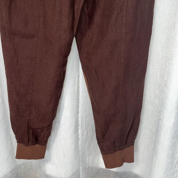 ANTHROPOLOGIE THE NOMAD  BROWN JOGGER PANT Size Med NWOT - Picture 11 of 11